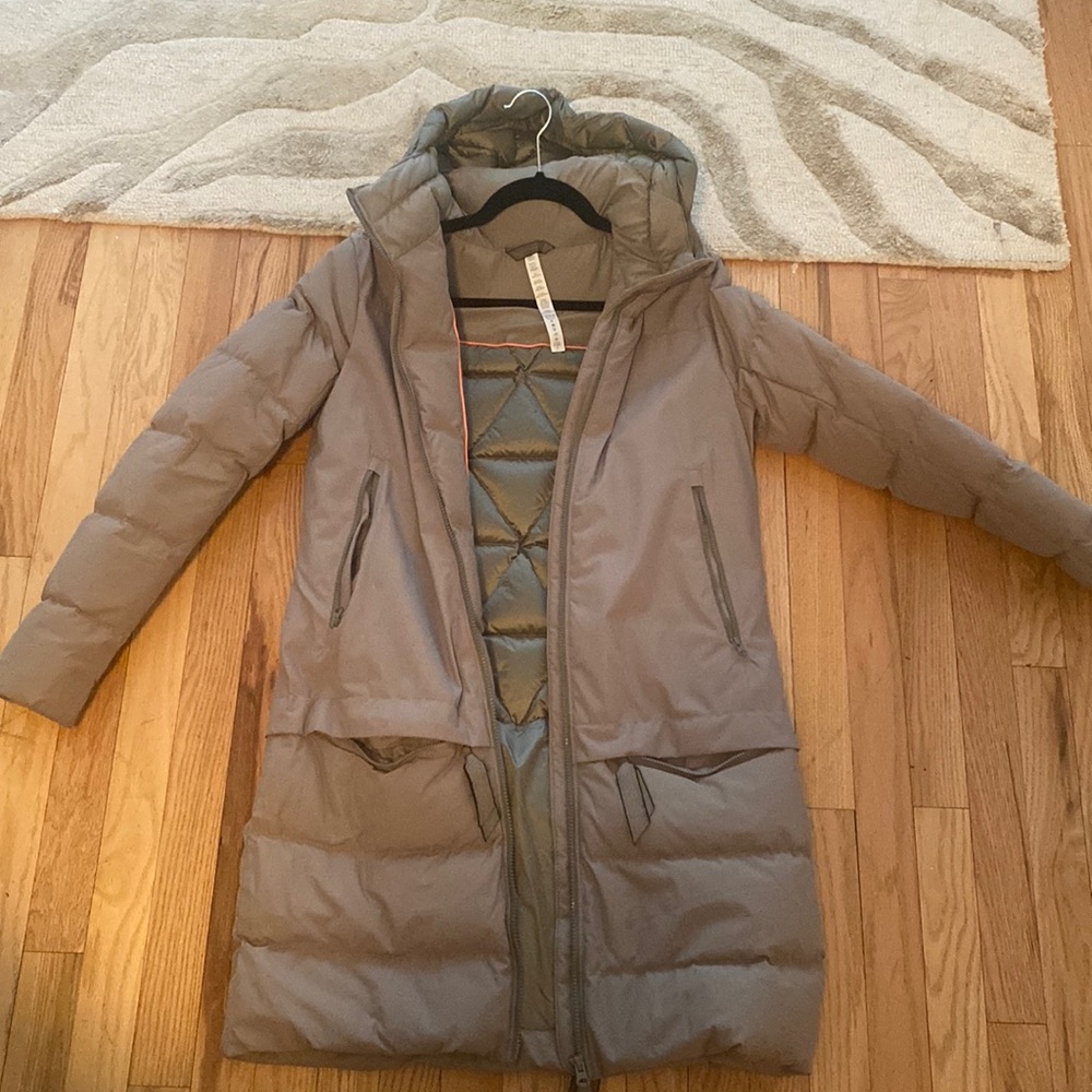 lululemon athletica Taupe Puffer Jacket